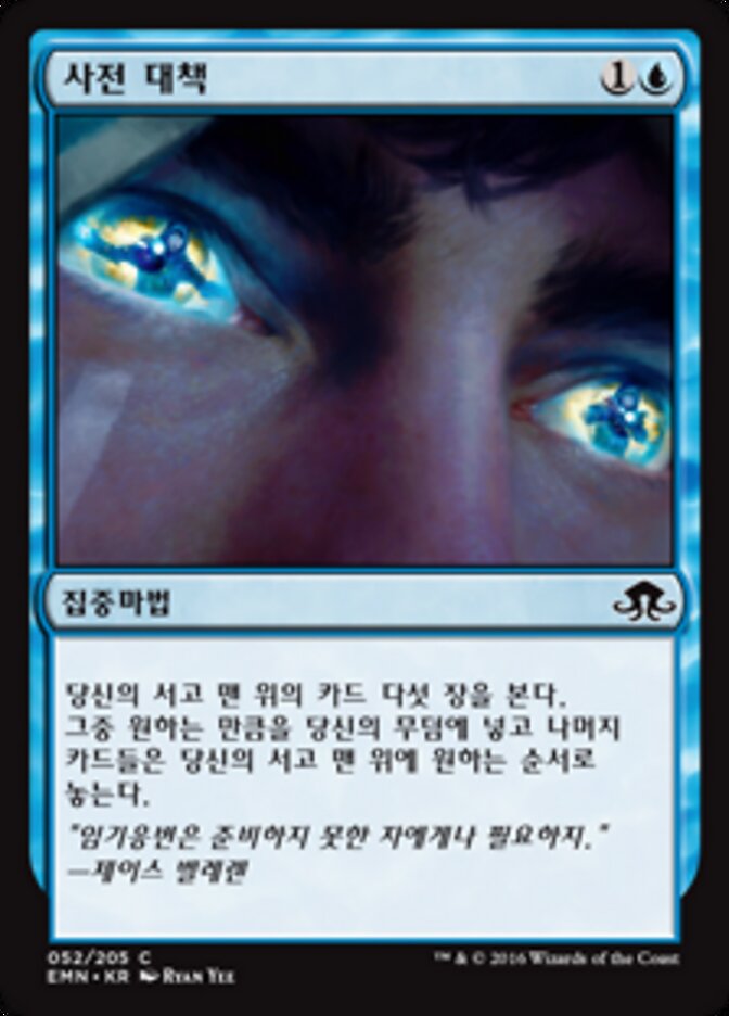 사전 대책