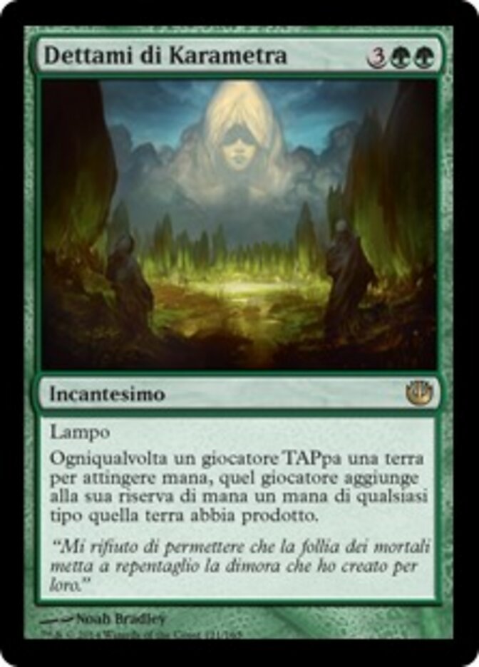 Dettami di Karametra