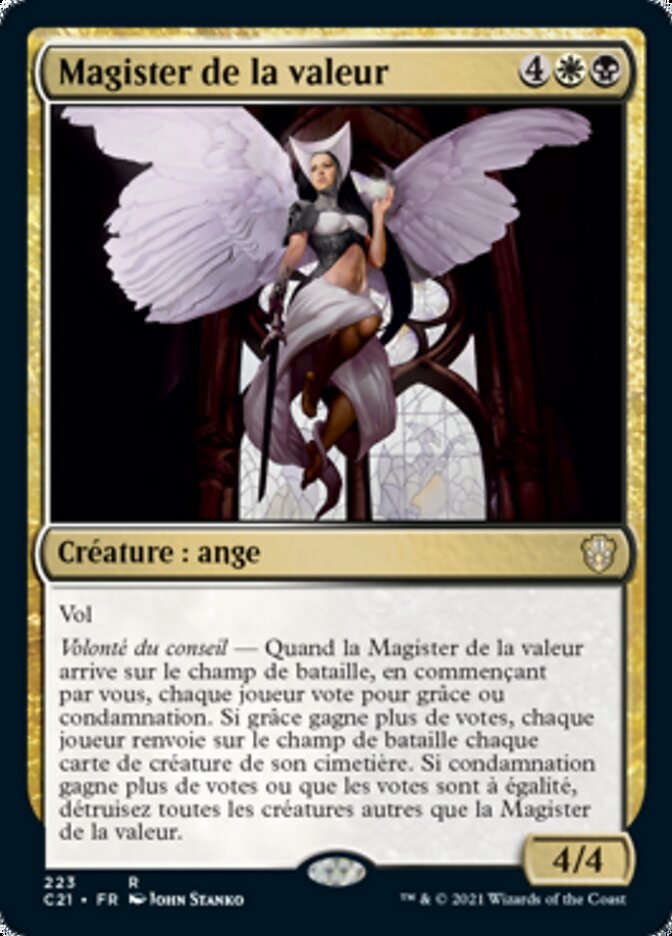 Magister de la valeur