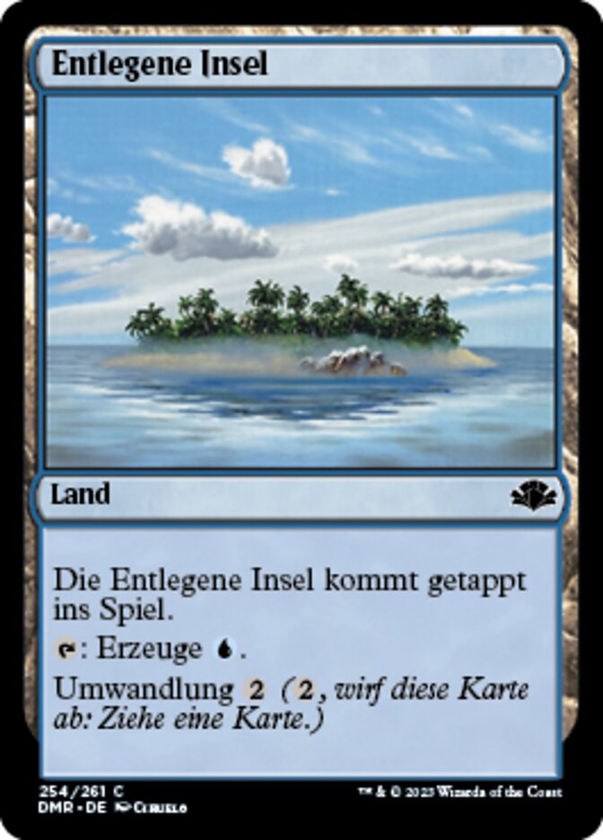 Entlegene Insel