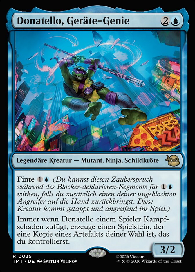 Donatello, Geräte-Genie