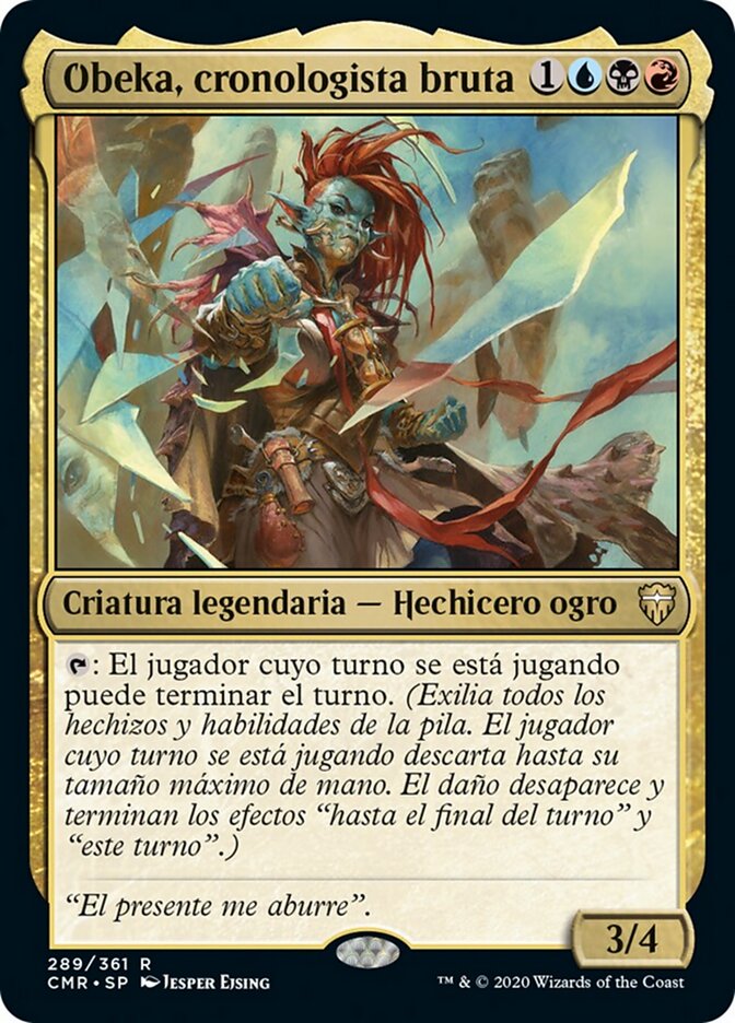 Obeka, cronologista bruta