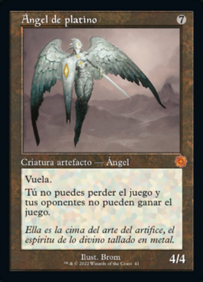 Ángel de platino