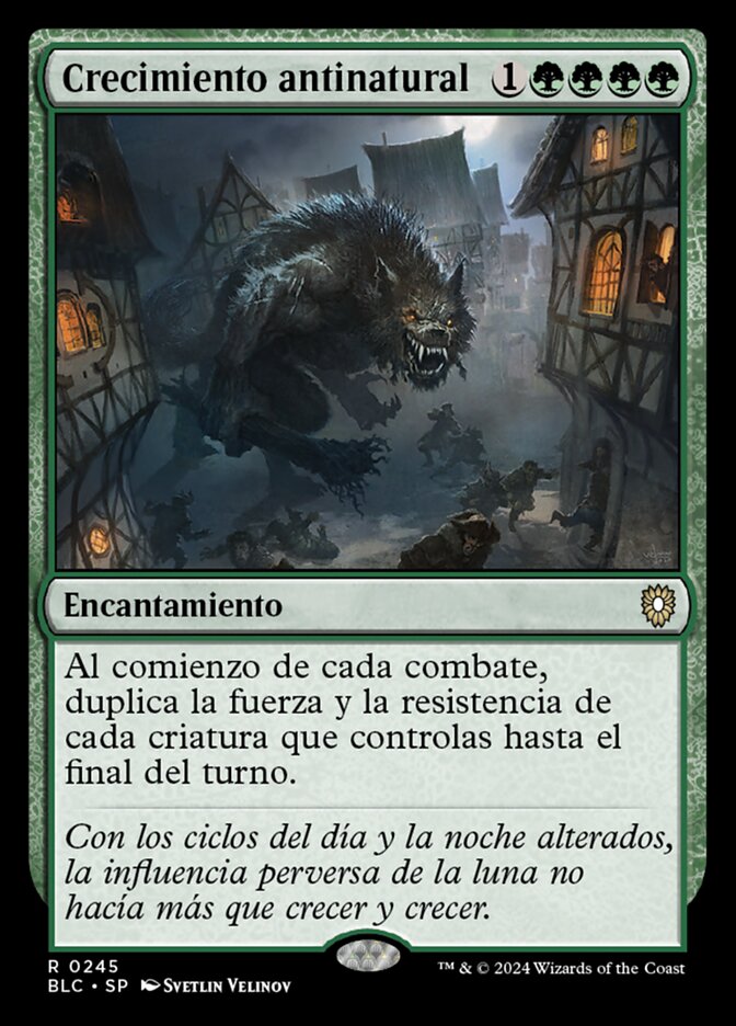 Crecimiento antinatural