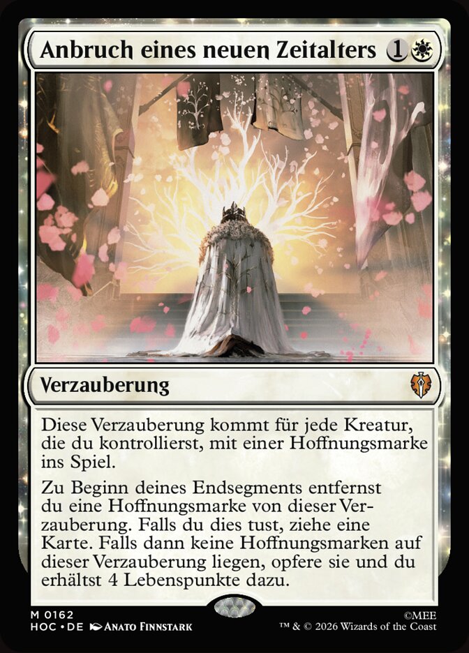Anbruch eines neuen Zeitalters
