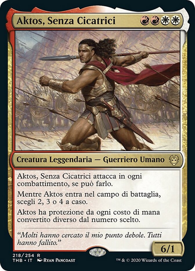 Aktos, Senza Cicatrici