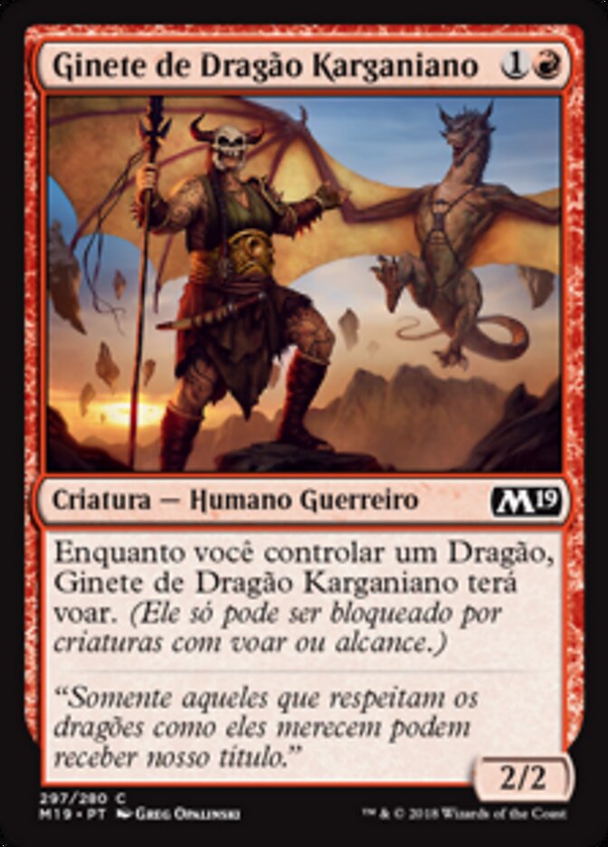Ginete de Dragão Karganiano