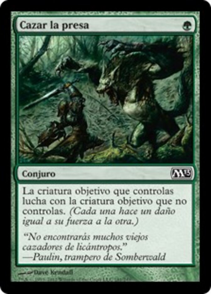 Cazar la presa