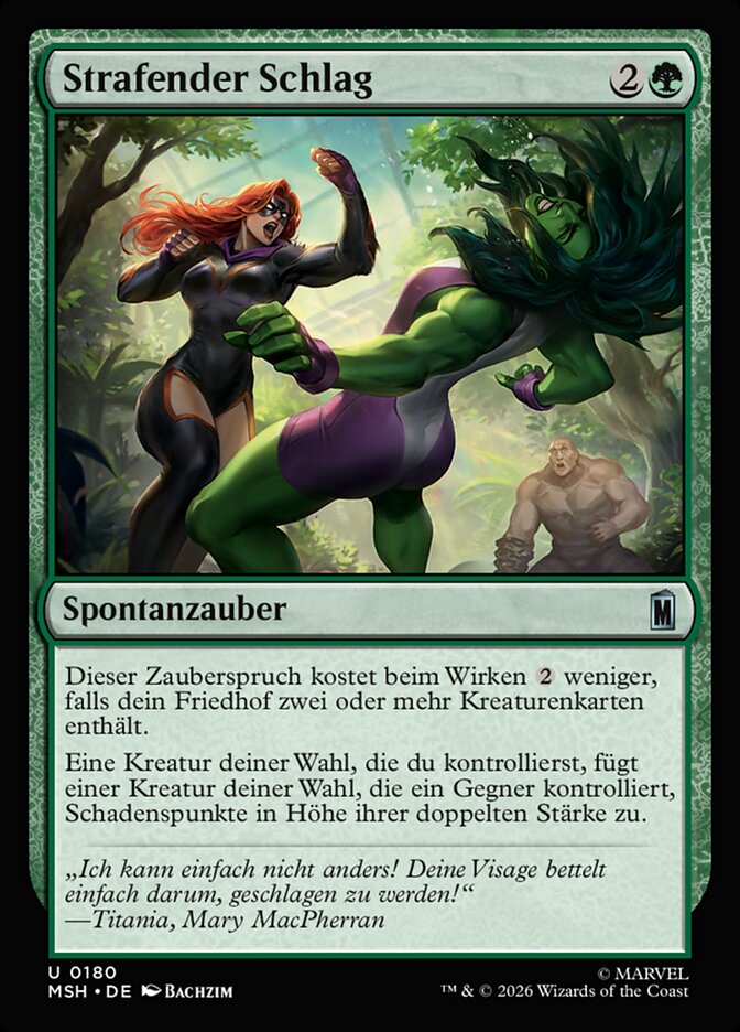 Strafender Schlag