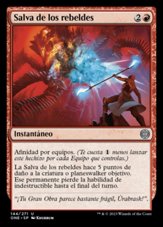 Salva de los rebeldes