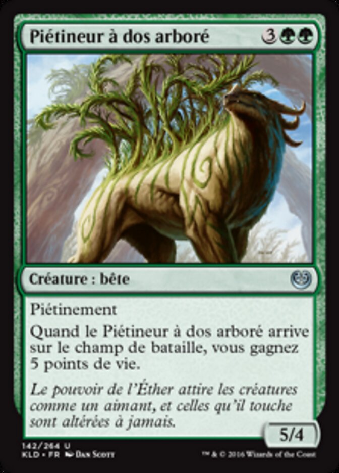 Piétineur à dos arboré