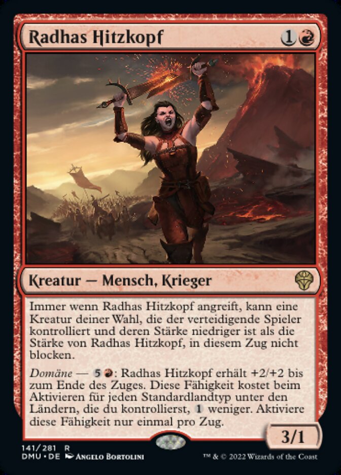 Radhas Hitzkopf