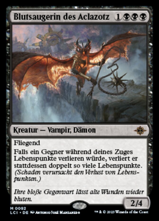 Blutsaugerin des Aclazotz