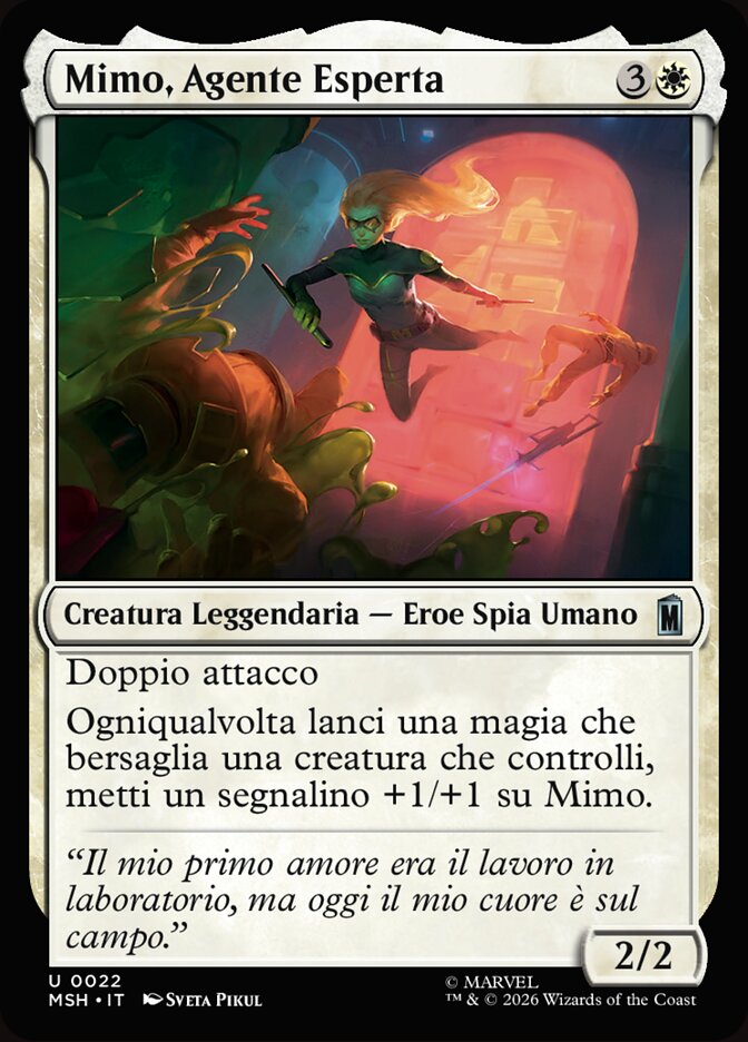 Mimo, Agente Esperta