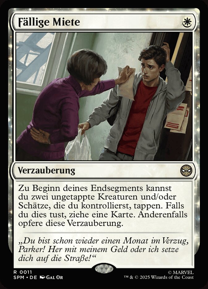 Fällige Miete
