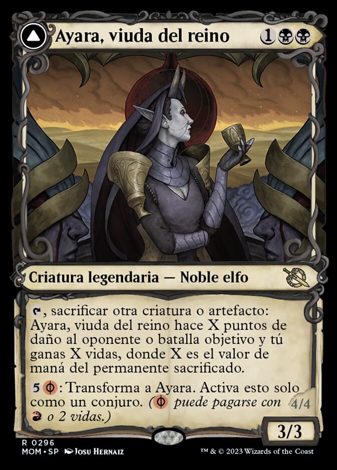 Ayara, Widow of the Realm // Ayara, Furnace Queen