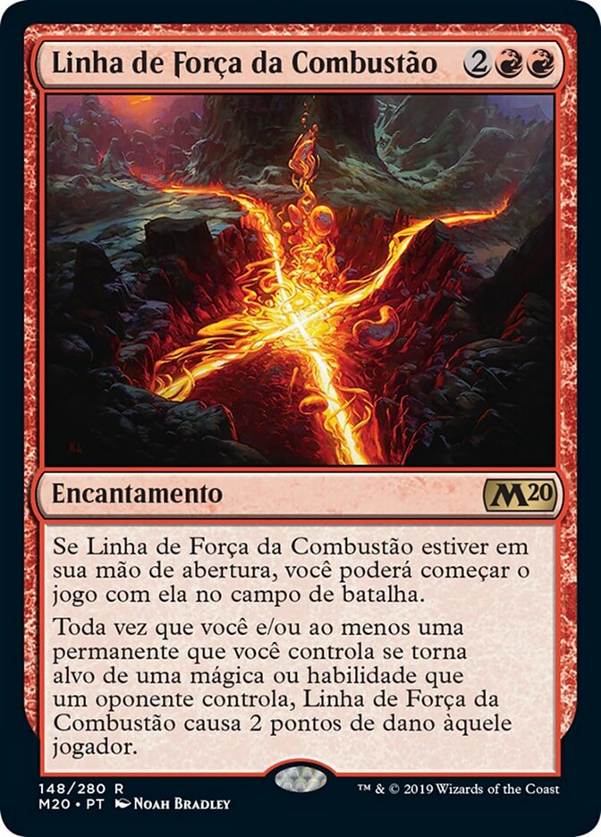 Linha de Força da Combustão