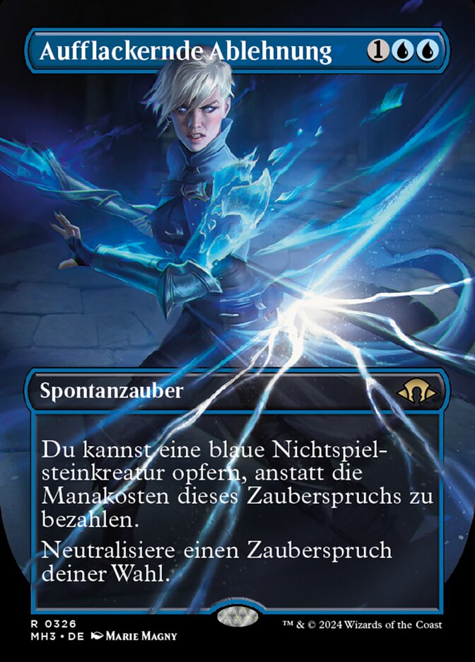 Aufflackernde Ablehnung