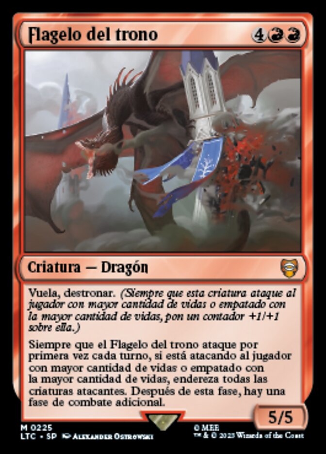 Flagelo del trono