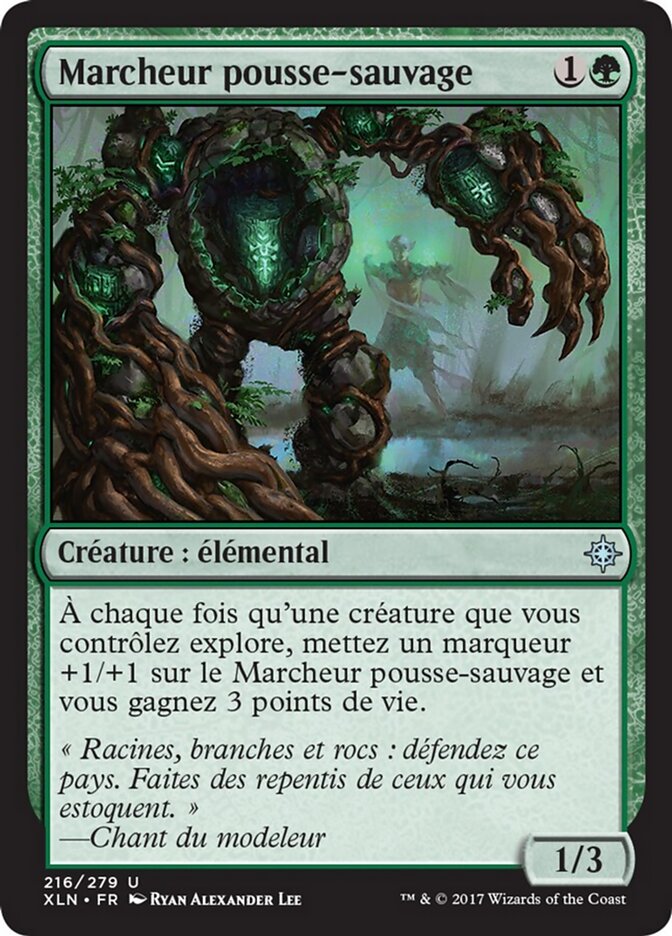 Marcheur pousse-sauvage
