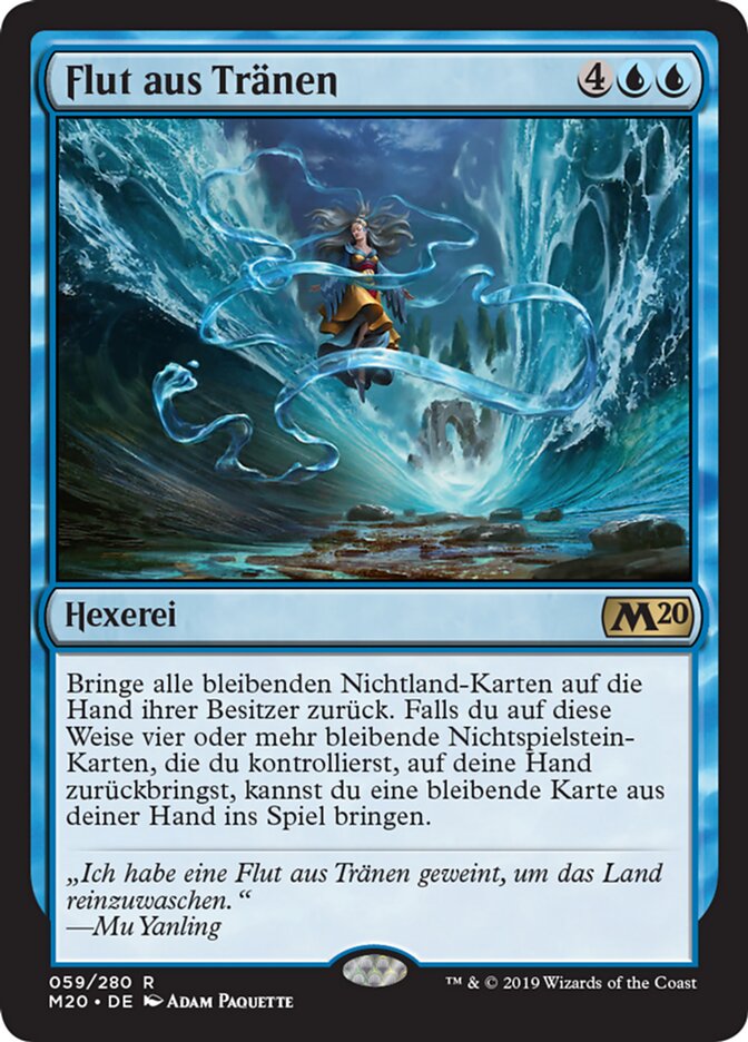Flut aus Tränen