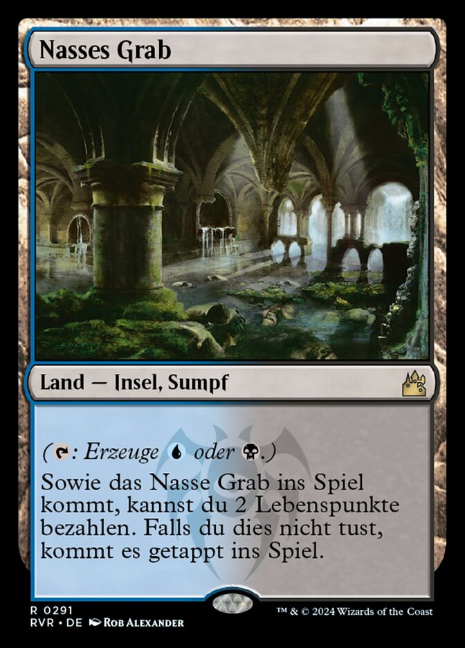 Nasses Grab