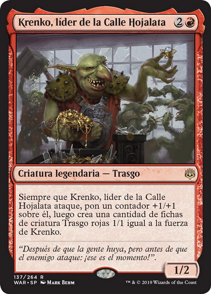Krenko, líder de la Calle Hojalata