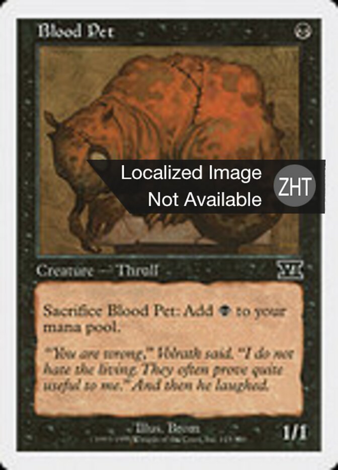 Blood Pet