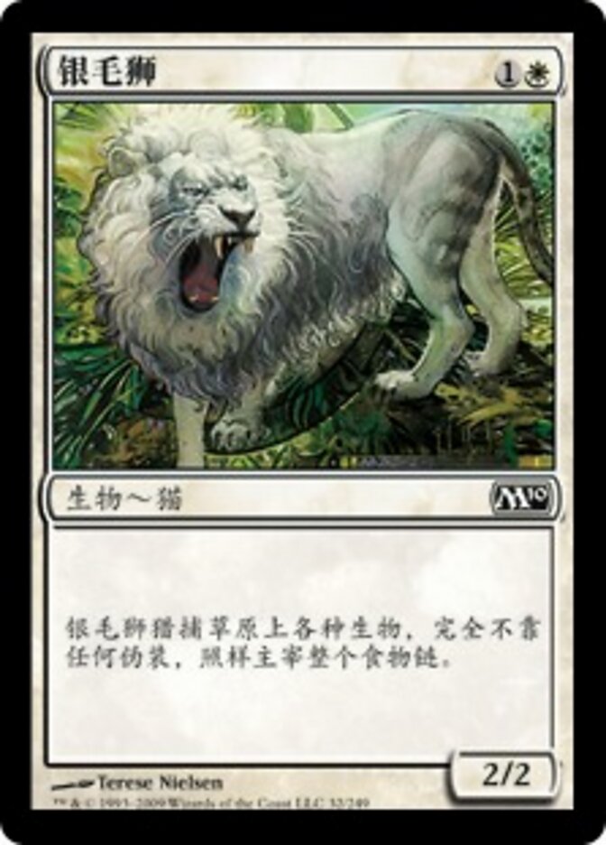 银毛狮