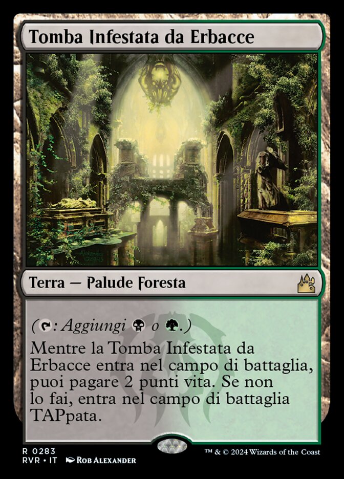 Tomba Infestata da Erbacce