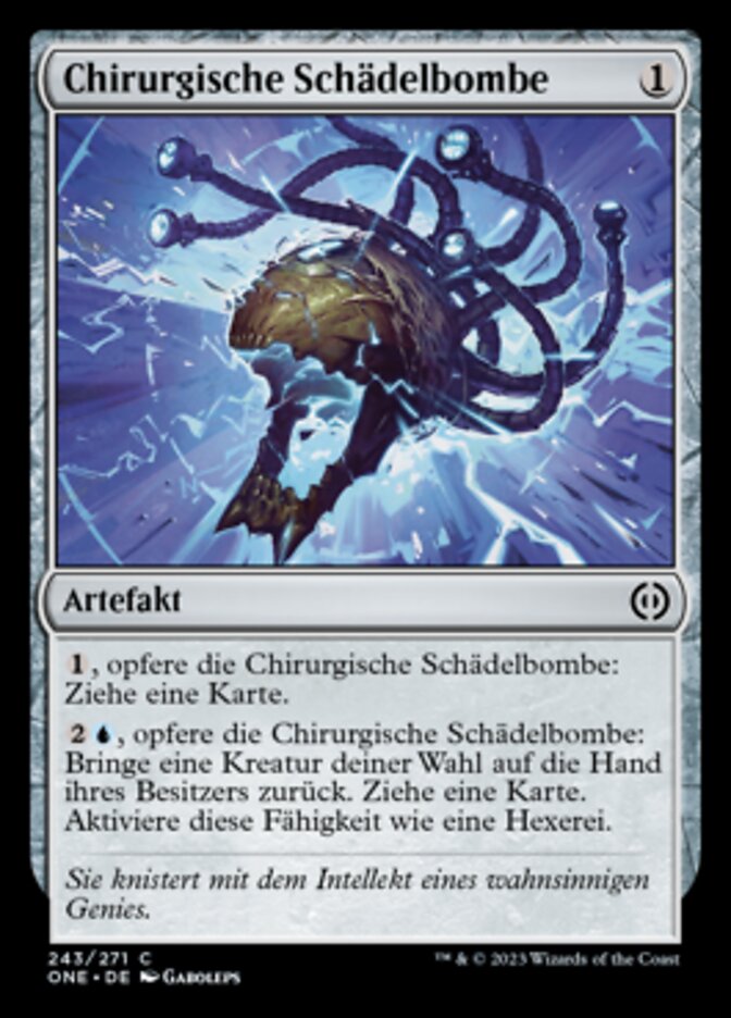 Chirurgische Schädelbombe