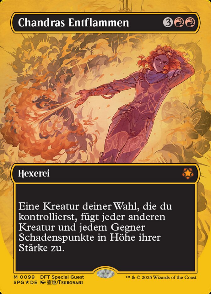 Chandras Entflammen