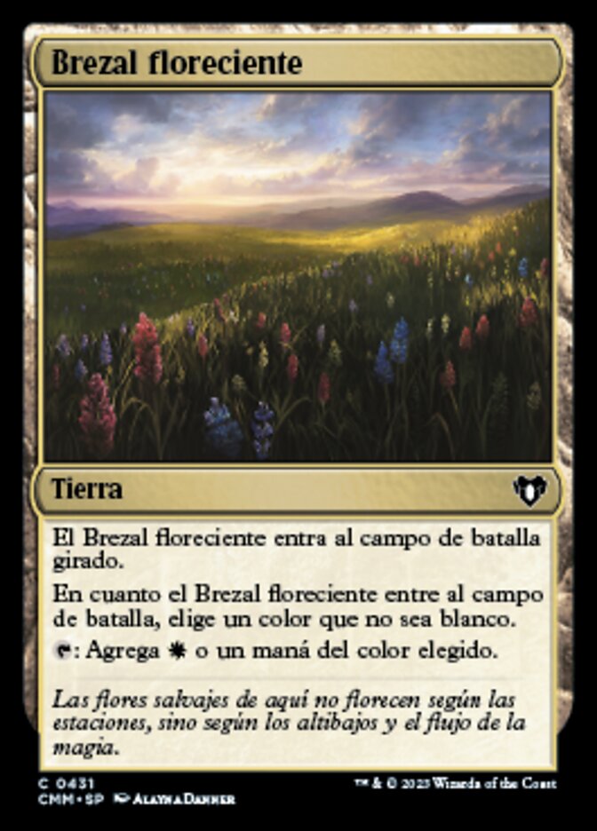 Brezal floreciente