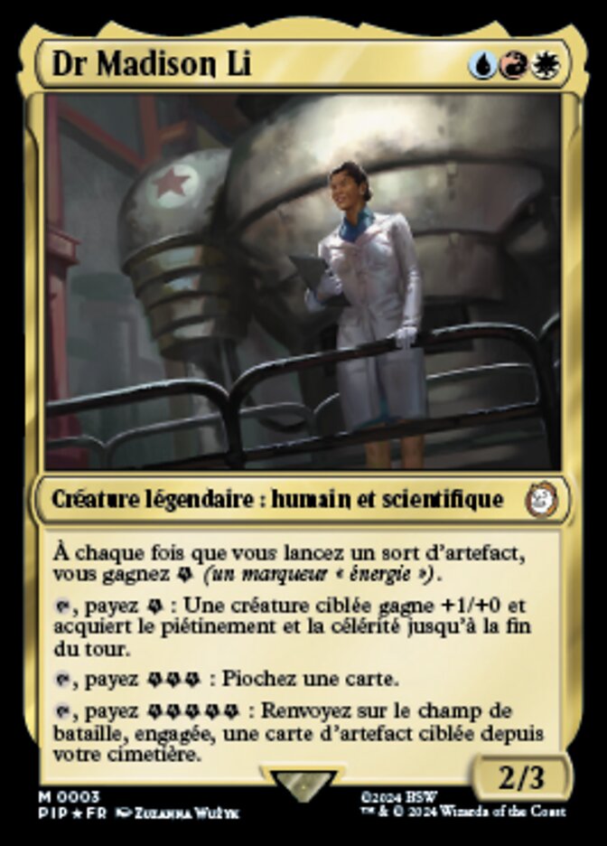 Dr Madison Li
