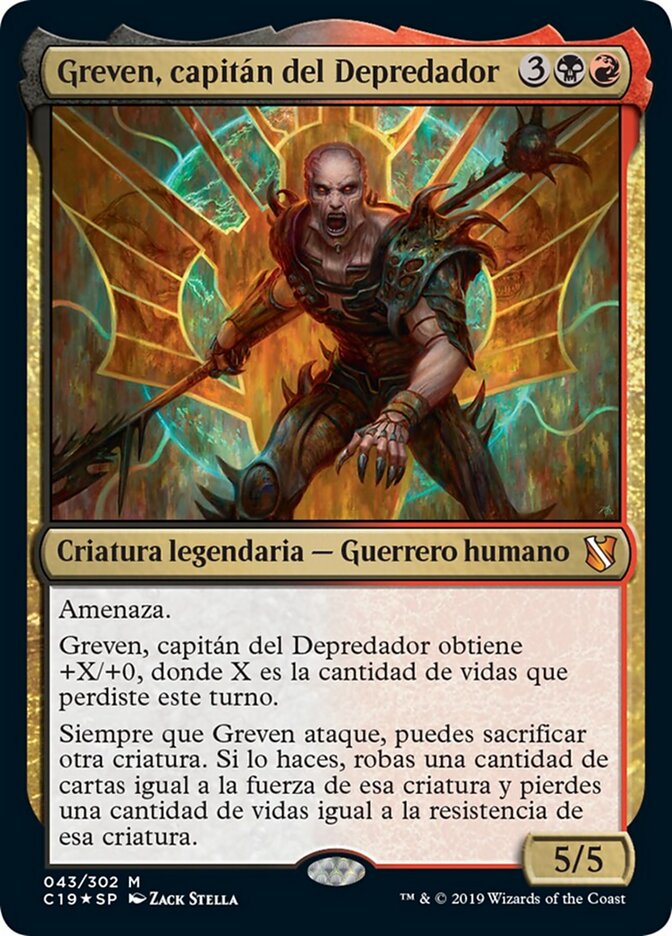 Greven, capitán del Depredador