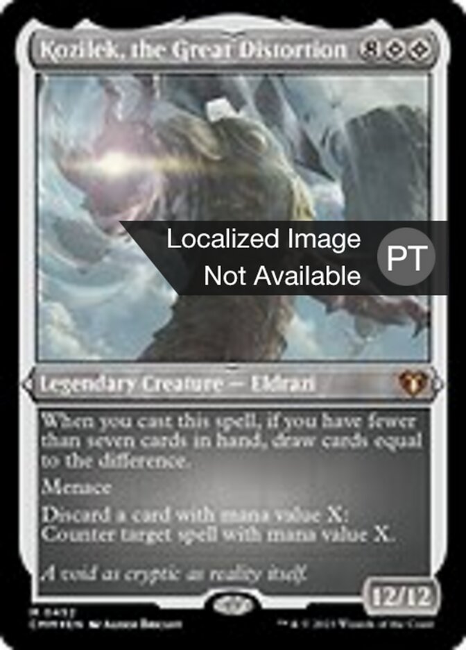 Kozilek, a Grande Distorção