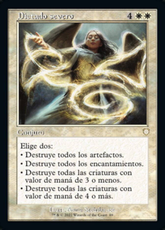 Dictado severo