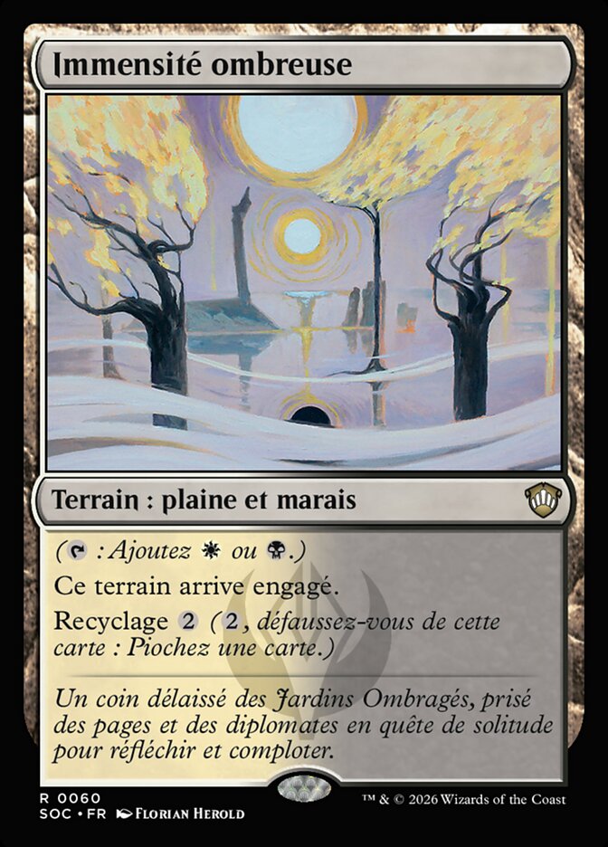 Immensité ombreuse