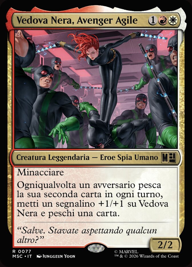 Vedova Nera, Avenger Agile