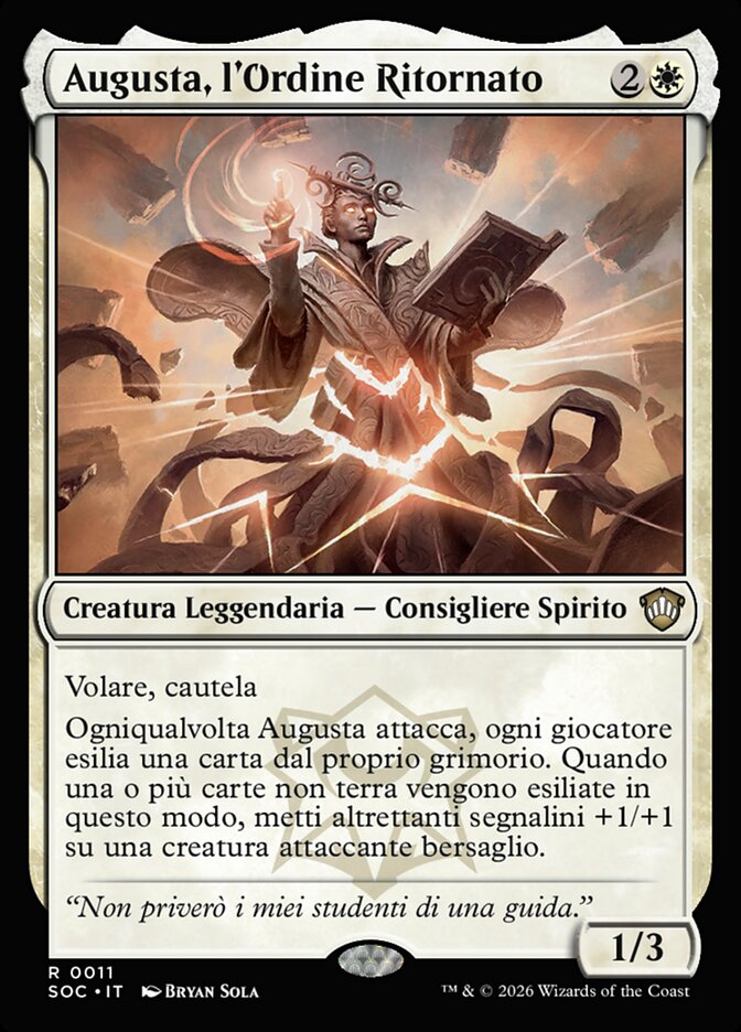 Augusta, l'Ordine Ritornato