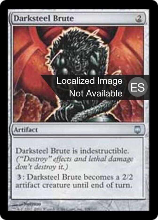 Bruto de acero oscuro