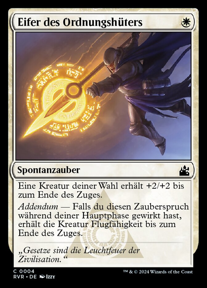 Eifer des Ordnungshüters