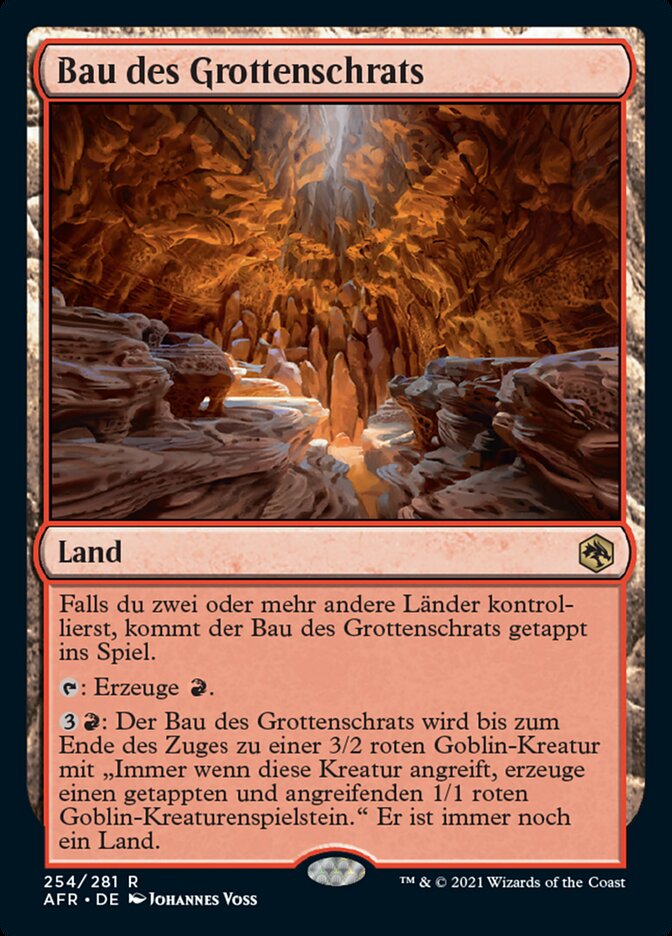 Bau des Grottenschrats