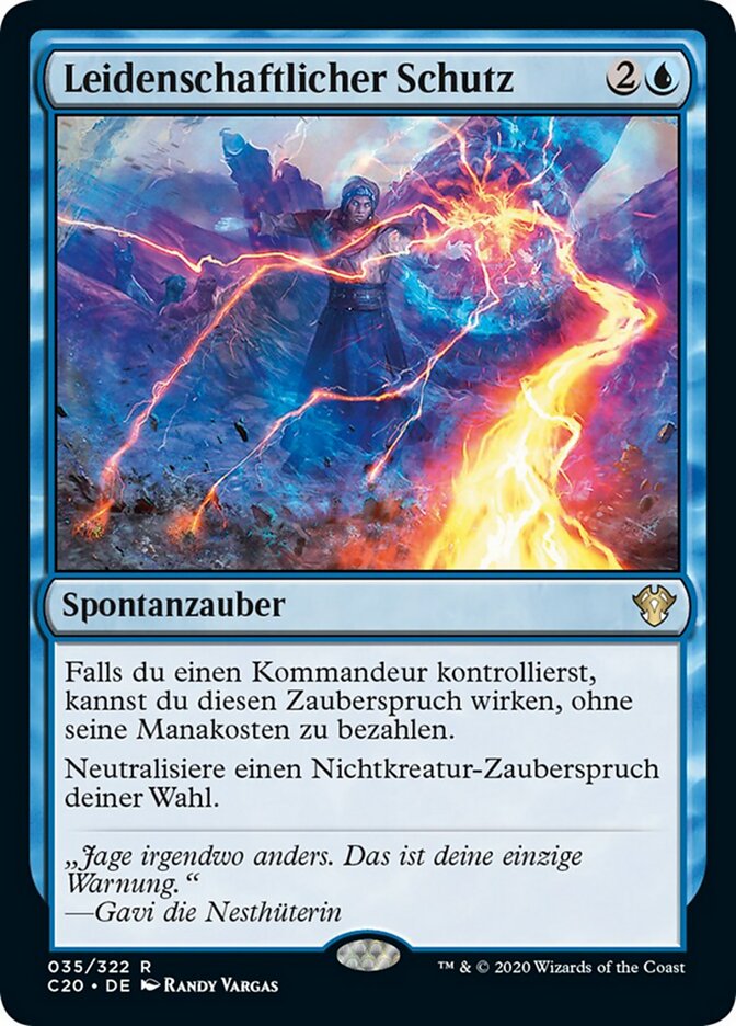 Leidenschaftlicher Schutz