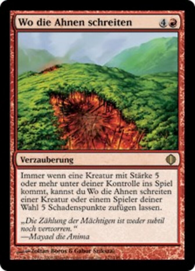 Wo die Ahnen schreiten