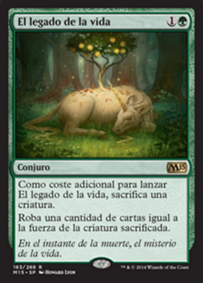 El legado de la vida
