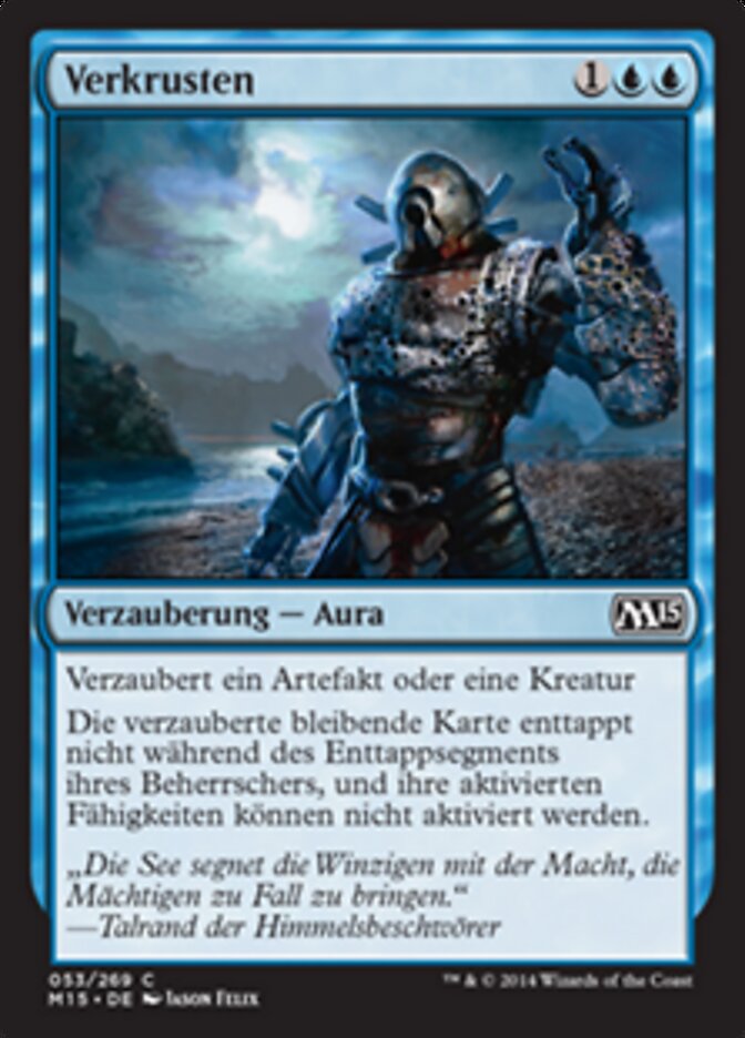 Verkrusten