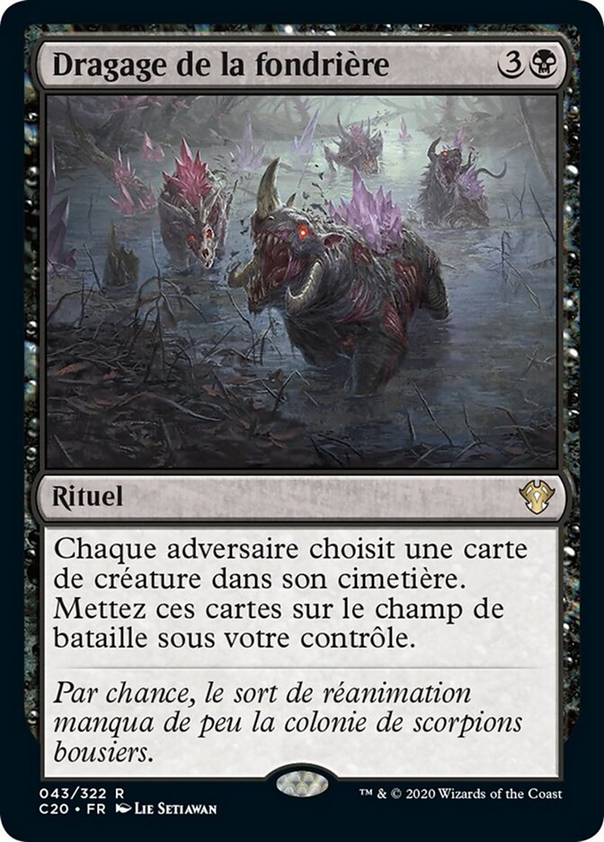 Dragage de la fondrière