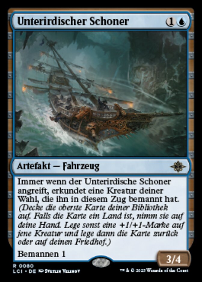 Unterirdischer Schoner
