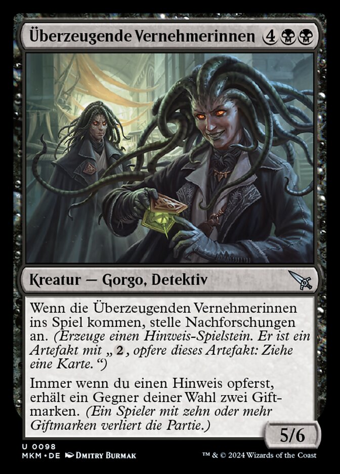 Überzeugende Vernehmerinnen
